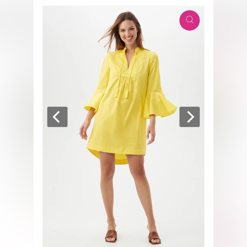 Trina Turk Yellow Flowering 2 Dress